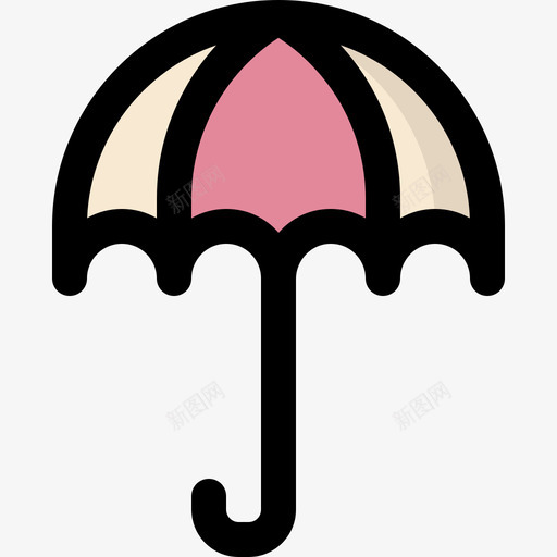 伞181春季线纹颜色svg_新图网 https://ixintu.com 春季 线纹 颜色