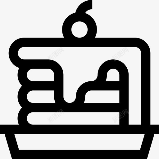 蛋糕甜点和糖果17线性svg_新图网 https://ixintu.com 蛋糕 甜点 糖果 线性