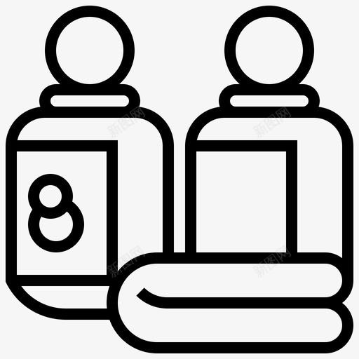 便利设施浴缸瓶子svg_新图网 https://ixintu.com 便利设施 浴缸 瓶子 洗发水 毛巾 度假 系列