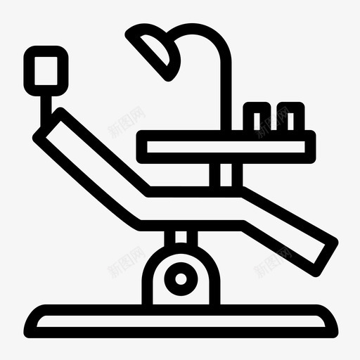 医疗椅子牙科svg_新图网 https://ixintu.com 牙科 医疗 手术 椅子 牙医