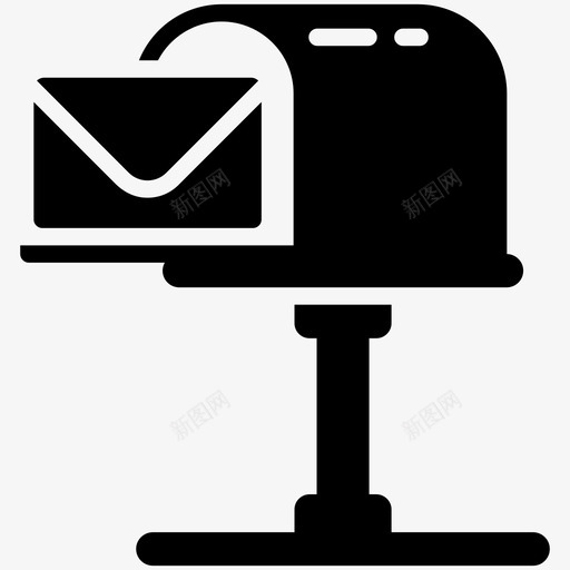 邮箱信孔信板svg_新图网 https://ixintu.com 邮箱 信孔 信板 信箱 邮件 家庭 生活 字形 矢量 矢量图 图标