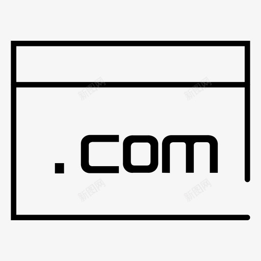 域名与网站svg_新图网 https://ixintu.com 域名 网站 互联网 图标 轮廓