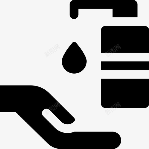 洗手液社交距离14填充svg_新图网 https://ixintu.com 洗手 社交 距离 填充