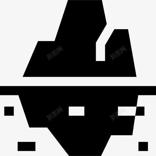 冰山自然155填充svg_新图网 https://ixintu.com 冰山 自然 填充