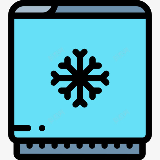 冰箱厨房156线性颜色svg_新图网 https://ixintu.com 冰箱 厨房 线性 颜色