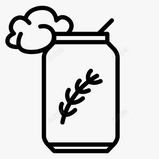 啤酒饮料罐头svg_新图网 https://ixintu.com 啤酒 饮料 罐头