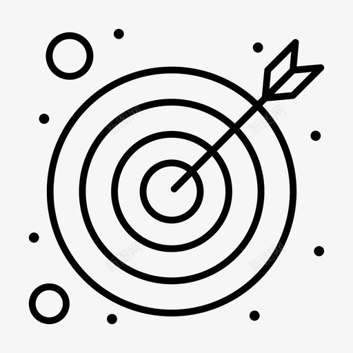 箭头目标用户界面粗体线svg_新图网 https://ixintu.com 目标 箭头 用户界面 粗体