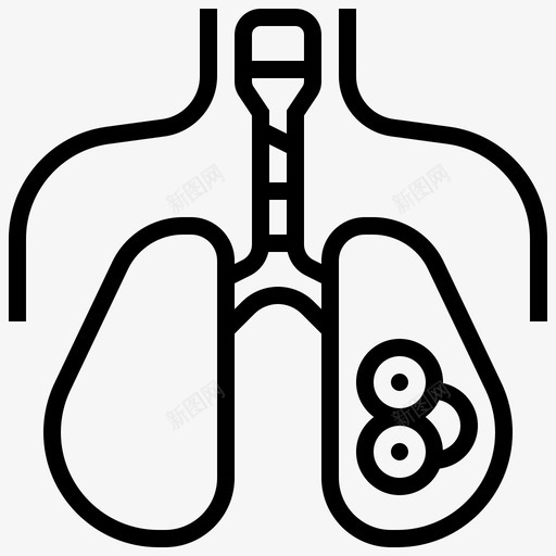 肺癌疾病健康svg_新图网 https://ixintu.com 肺癌 疾病 健康 问题 戒烟 热线 0000059