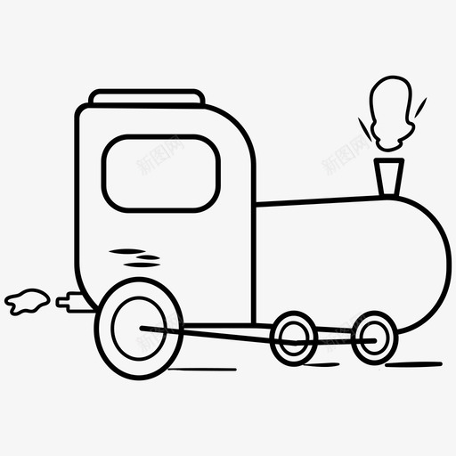蒸汽机车svg_新图网 https://ixintu.com 蒸汽机车