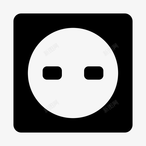 插座连接器电气svg_新图网 https://ixintu.com 插座 连接器 电气 插头 电源 基本 图标