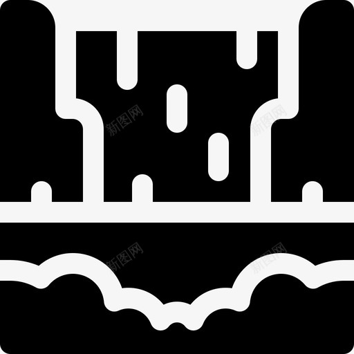 瀑布丛林32充满svg_新图网 https://ixintu.com 瀑布 丛林 充满