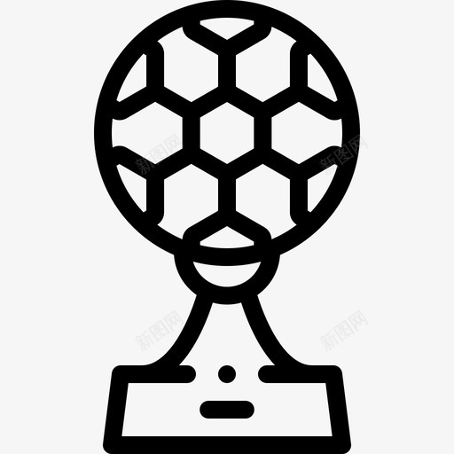 足球杯41胜直线型svg_新图网 https://ixintu.com 足球 直线 线型