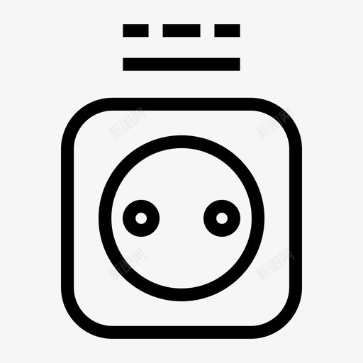直流电压插座直流壁式插座svg_新图网 https://ixintu.com 直流 插座 直流电 电压 壁式