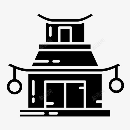 中国城堡亚洲中国svg_新图网 https://ixintu.com 中国 城堡 亚洲 唐人街 文化