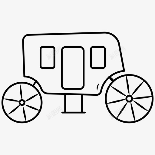 马车灰姑娘马车古董运输svg_新图网 https://ixintu.com 马车 运输 灰姑娘 古董 运输线 线路 图标