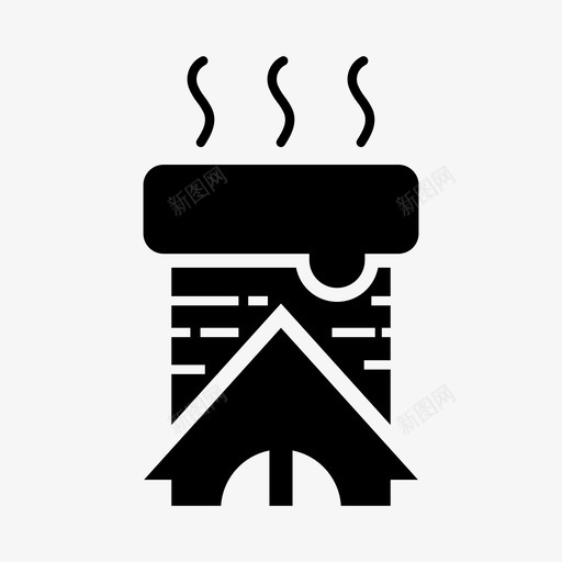 烟囱圣诞节假日svg_新图网 https://ixintu.com 烟囱 圣诞节 假日 冬天 愿望