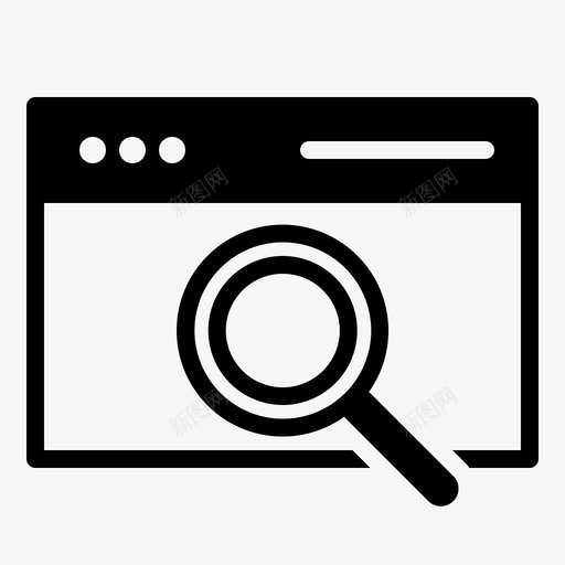 网络信息互联网svg_新图网 https://ixintu.com 网络 搜索引擎 优化 信息 互联网 放大镜 搜索