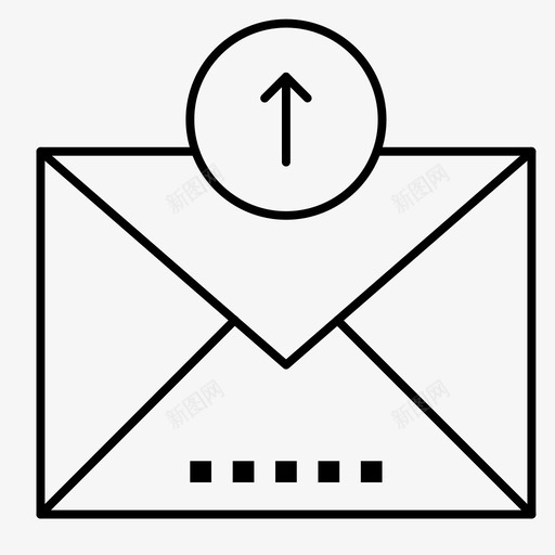 电子商务电子邮件已发送svg_新图网 https://ixintu.com 电子商务 电子邮件 发送 购物