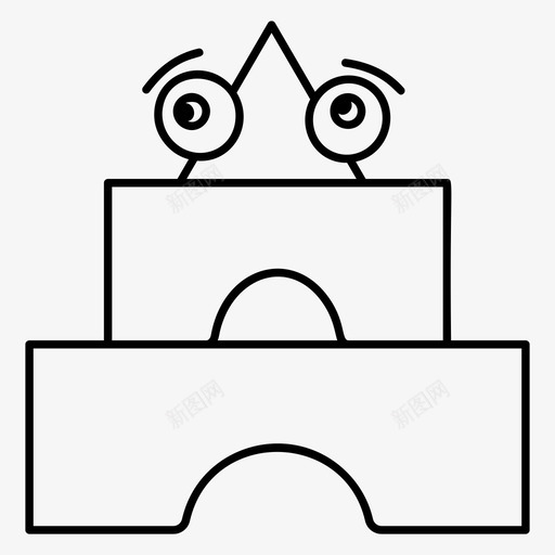 玩具城堡建筑玩具屋svg_新图网 https://ixintu.com 玩具 城堡 建筑 积木 矢量 矢量图 图标