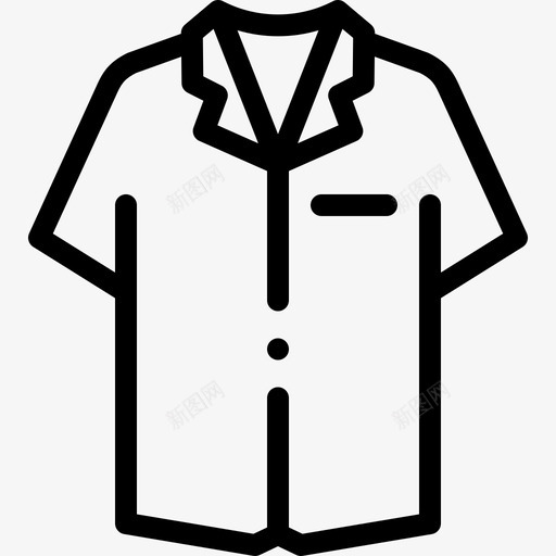 衬衫夏装19直线型svg_新图网 https://ixintu.com 衬衫 夏装 直线 线型