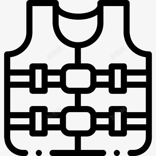 救生衣急救服务53直线式svg_新图网 https://ixintu.com 救生衣 急救 服务 直线式