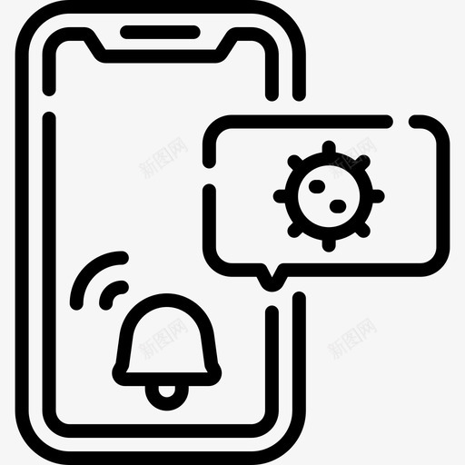 医疗应用程序冠状病毒156线性svg_新图网 https://ixintu.com 医疗 应用程序 冠状 病毒 线性