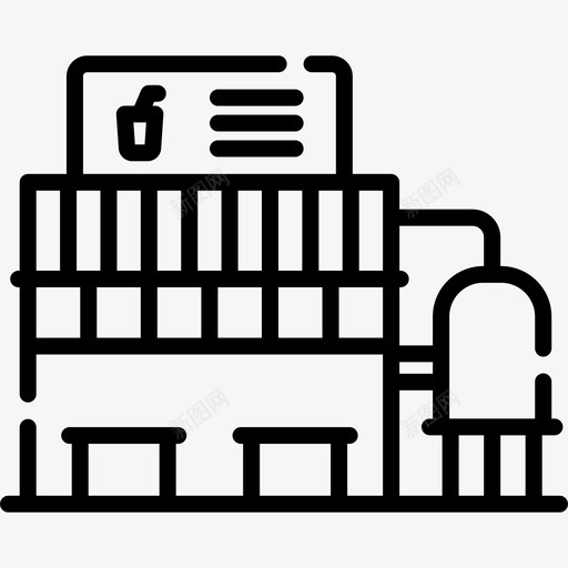 食品工业工业91线性svg_新图网 https://ixintu.com 食品工业 工业 线性