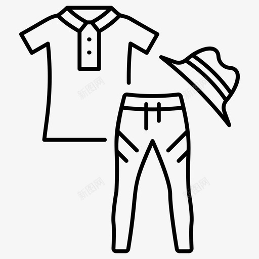 旅游服装软帽男装svg_新图网 https://ixintu.com 旅游 服装 软帽 男装 底裤 酒店 标志 标志符 符号