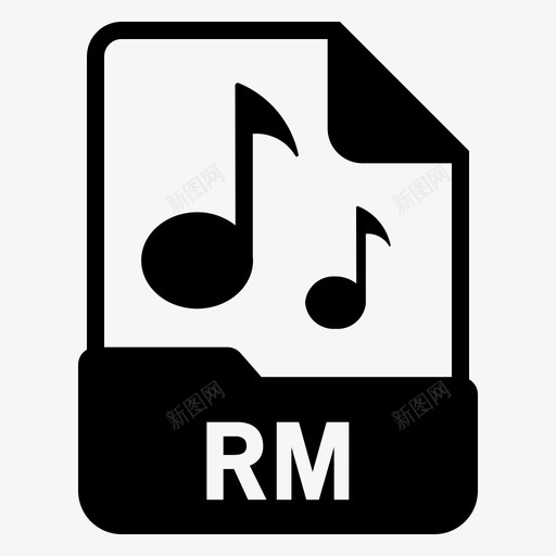 rm文档扩展名svg_新图网 https://ixintu.com 文件 格式 rm 文档 扩展名 声音 音乐