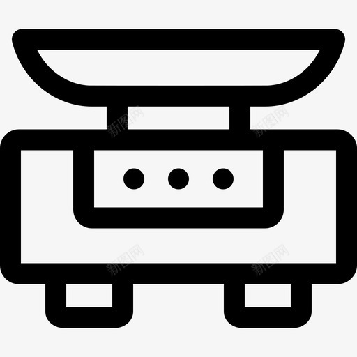 体重秤兽医85线性svg_新图网 https://ixintu.com 体重 兽医 线性