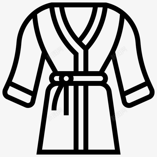 浴袍服装卫生svg_新图网 https://ixintu.com spa 浴袍 服装 卫生 按摩 元素 0000050