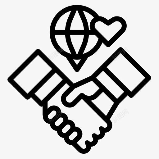 公关握手在线svg_新图网 https://ixintu.com 在线 公关 握手 公共 关系 商务
