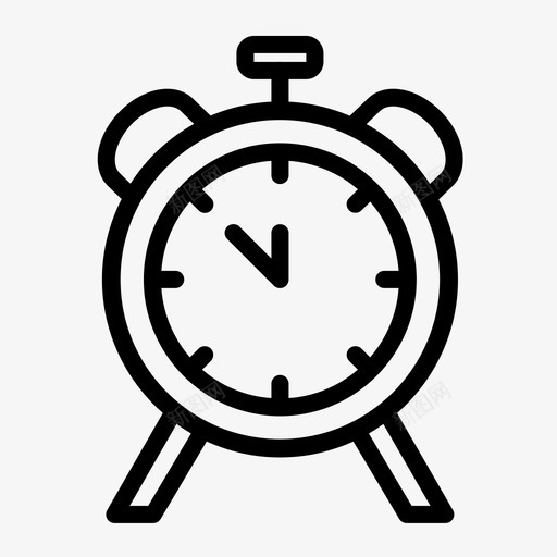 闹钟新年通知svg_新图网 https://ixintu.com 闹钟 新年 通知 时间 大纲