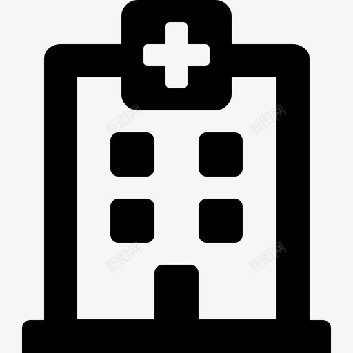 图标医院2asvg_新图网 https://ixintu.com 图标 医院 2a