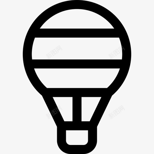 热气球假日77线性svg_新图网 https://ixintu.com 热气球 假日 线性