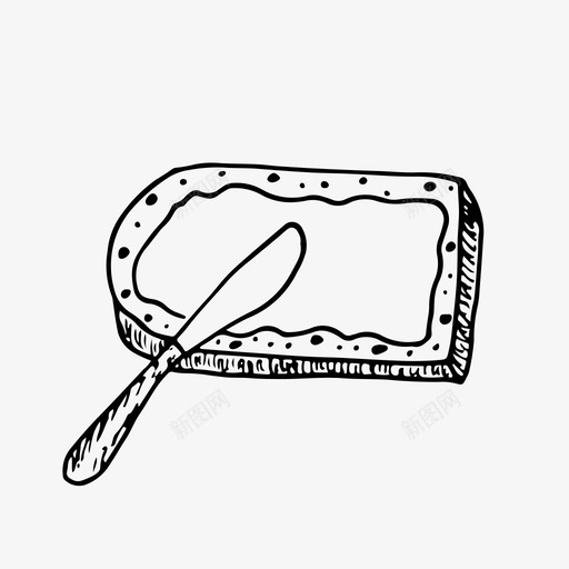 三明治面包早餐svg_新图网 https://ixintu.com 三明治 面包 早餐 黄油 食物 手绘