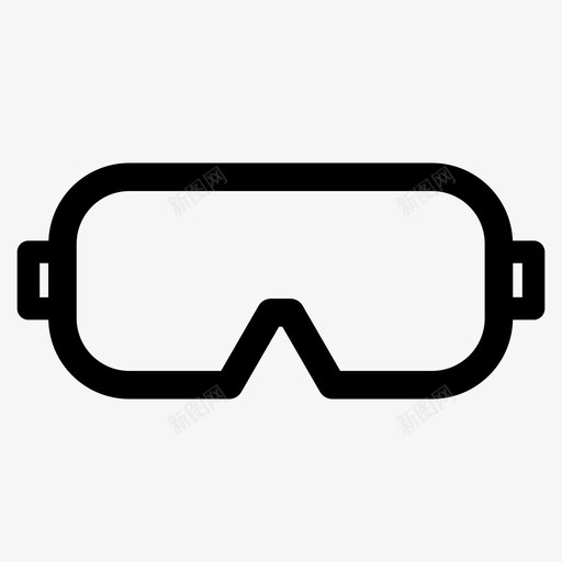 护目镜救生衣安全靴svg_新图网 https://ixintu.com 护目镜 安全 工作 救生衣 图标