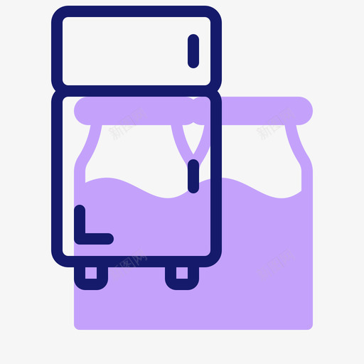 冰箱家用电器5线性颜色svg_新图网 https://ixintu.com 冰箱 家用电器 线性 颜色