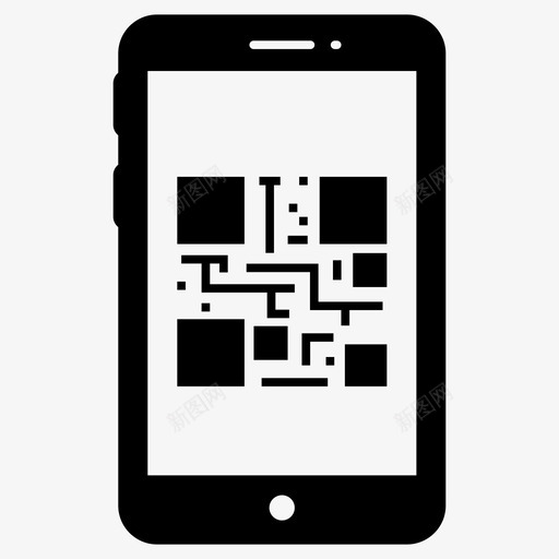 移动二维码条码扫描码扫描svg_新图网 https://ixintu.com 二维 移动 扫描 条码扫描 电子商务 价格 扫描仪 购物 商业 字形 图标