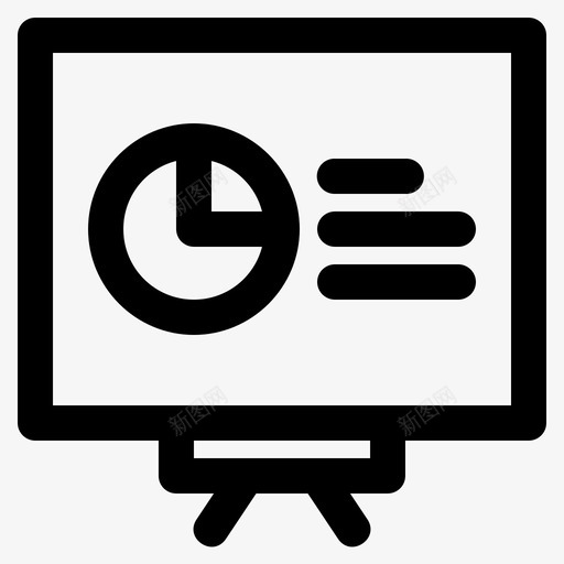 演示分析业务svg_新图网 https://ixintu.com 演示 分析 业务 图表 办公室 统计