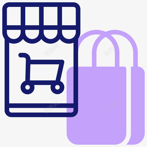 移动商店移动应用程序4线性颜色svg_新图网 https://ixintu.com 移动 商店 应用程序 线性 颜色