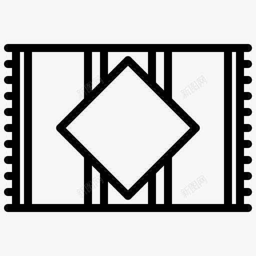席子家具和装饰1线性svg_新图网 https://ixintu.com 席子 家具 装饰 线性