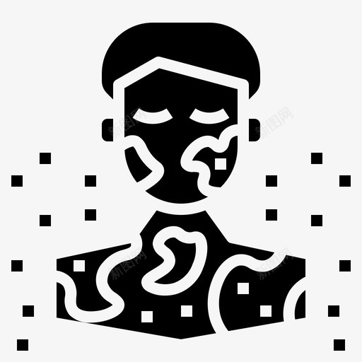 皮炎过敏性14固体svg_新图网 https://ixintu.com 皮炎 过敏性 固体