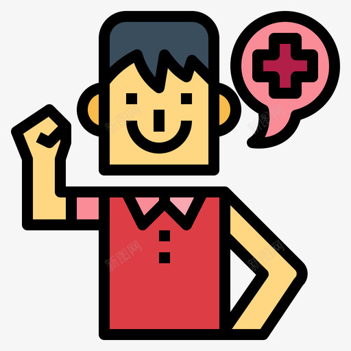 健康健康110线性颜色svg_新图网 https://ixintu.com 健康 线性 颜色