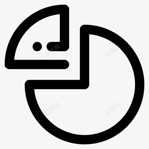 饼图图表业务线一svg_新图网 https://ixintu.com 饼图 图表 业务