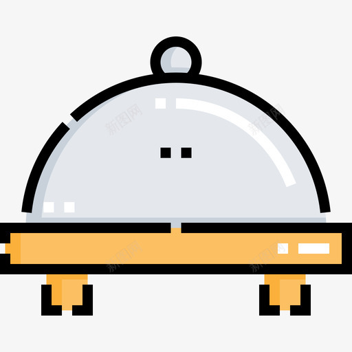 托盘食品216线性颜色svg_新图网 https://ixintu.com 托盘 食品 线性 颜色