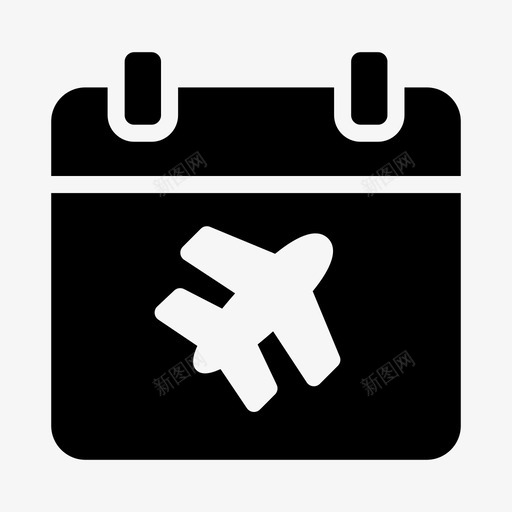旅行日期日历月svg_新图网 https://ixintu.com 旅行 日期 日历 旅游 户外 露营 字形