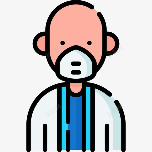 医生疫苗研制4线性颜色svg_新图网 https://ixintu.com 医生 疫苗 研制 线性 颜色