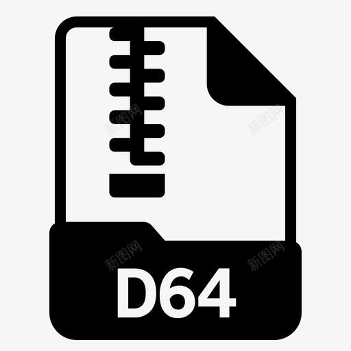 d64文档扩展名svg_新图网 https://ixintu.com 文件 格式 d64 文档 扩展名 存档 压缩
