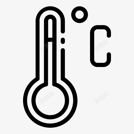 温度计数字技术物联网svg_新图网 https://ixintu.com 联网 温度计 数字 技术 温度 线路